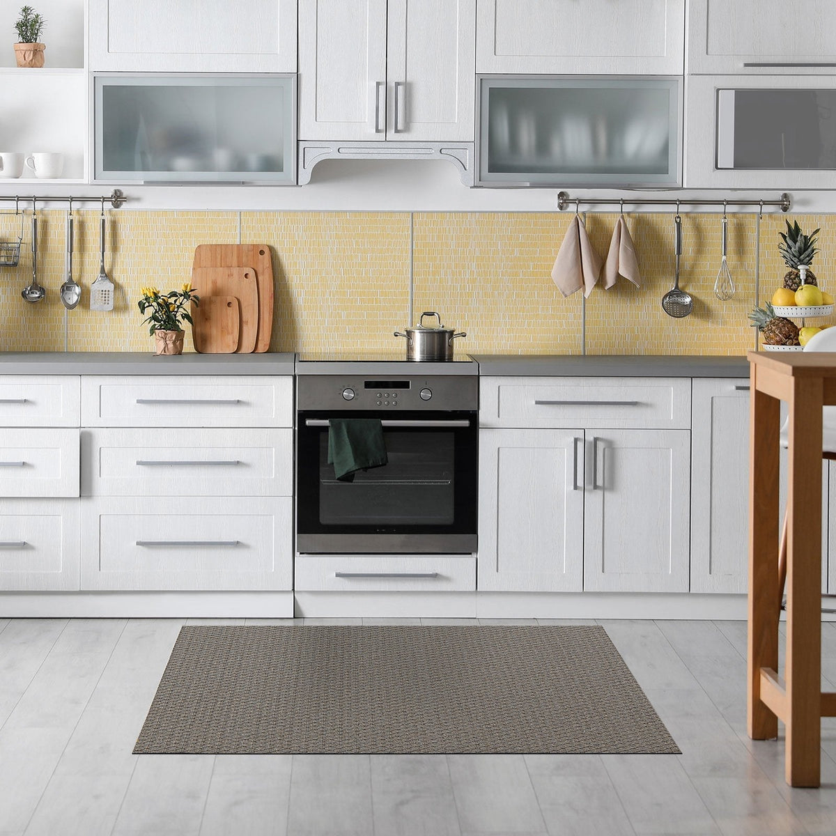 ✂ Vinyl-Küchenläufer | Vinyl Küchenteppich | Pflegeleicht | Unempfindlich