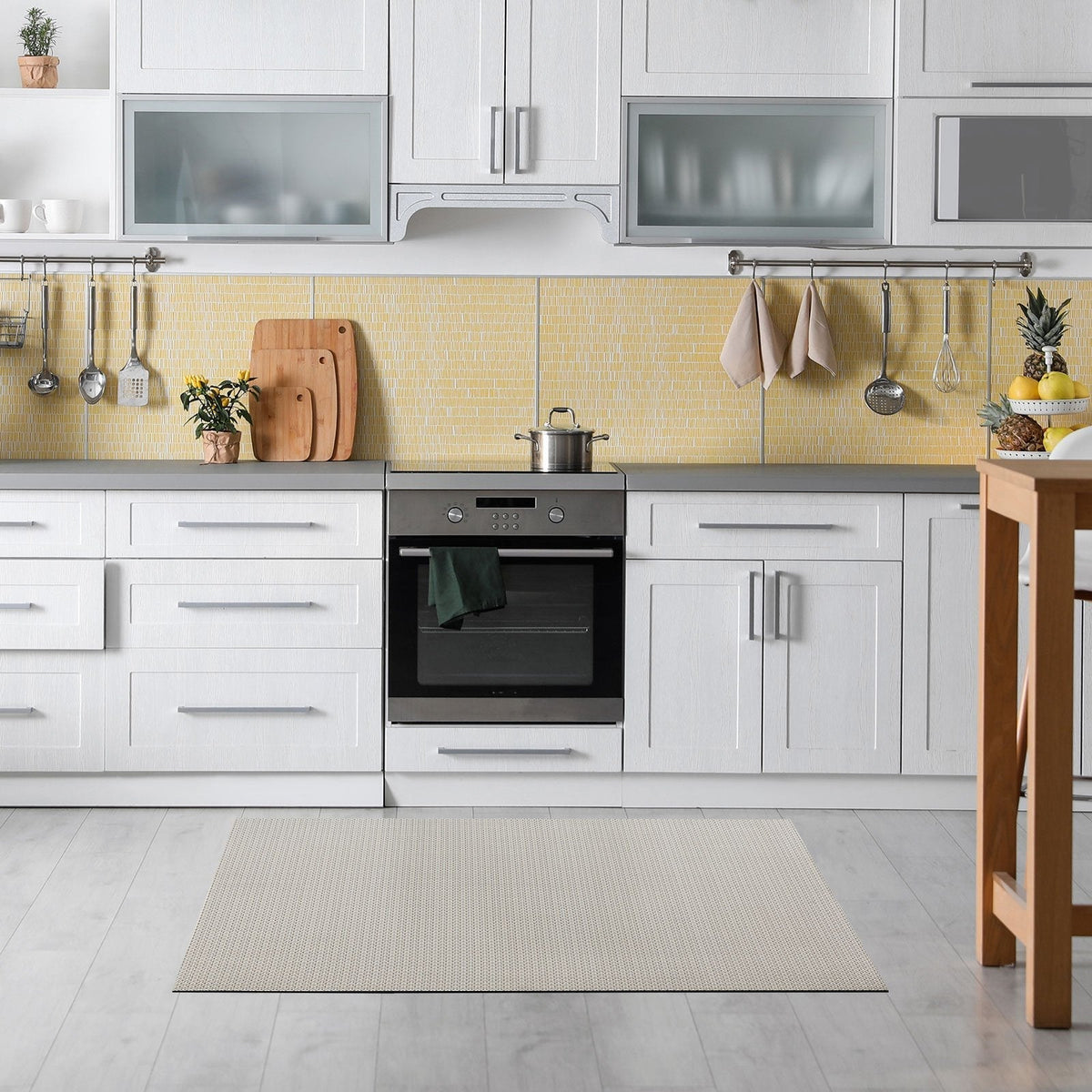 ✂ Vinyl-Küchenläufer | Vinyl Küchenteppich | Pflegeleicht | Unempfindlich