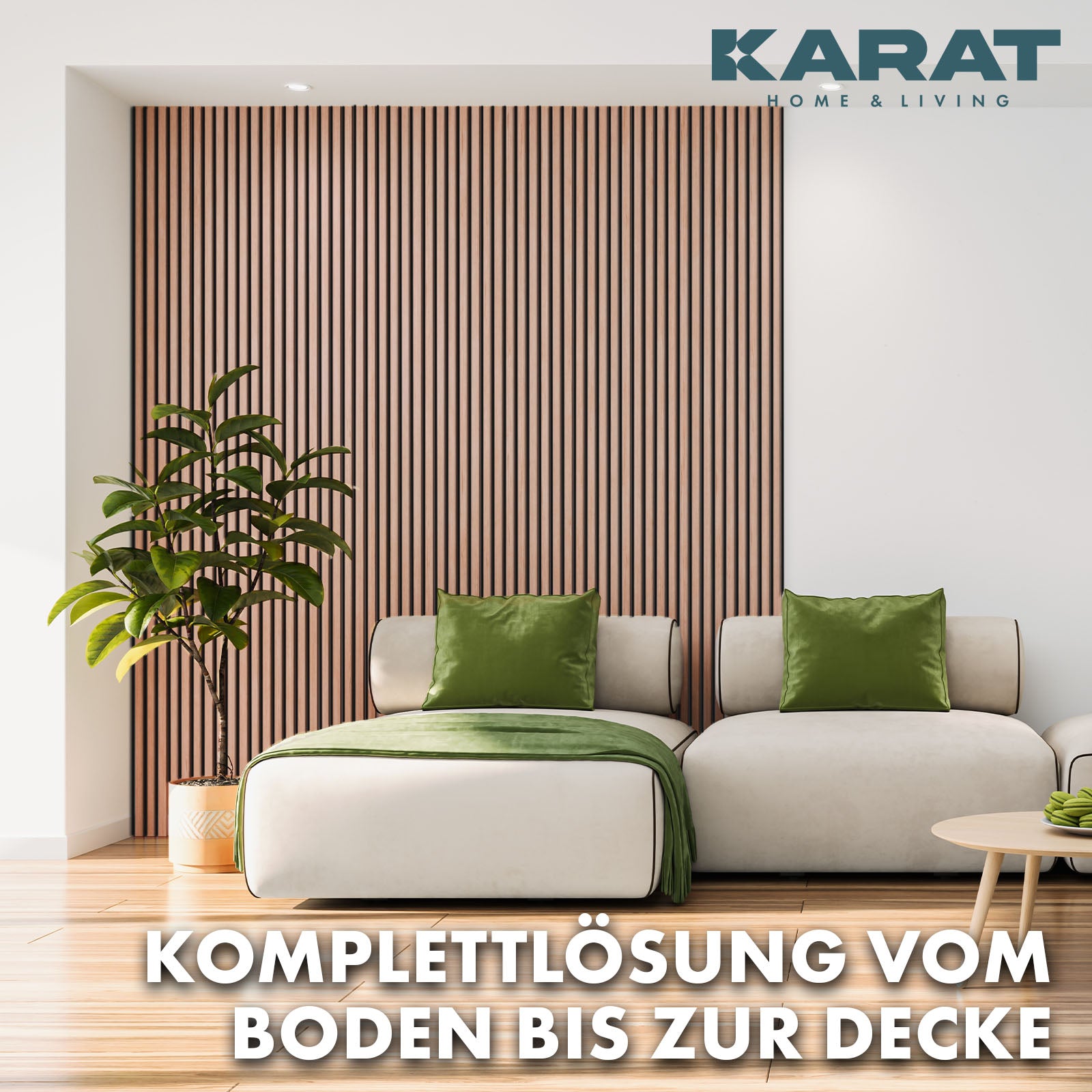 Akustikpaneele in Holzoptik | Zeitloses Design für eine angenehme Raumakustik | Erhältlich in 3 Designs und 2 Größen