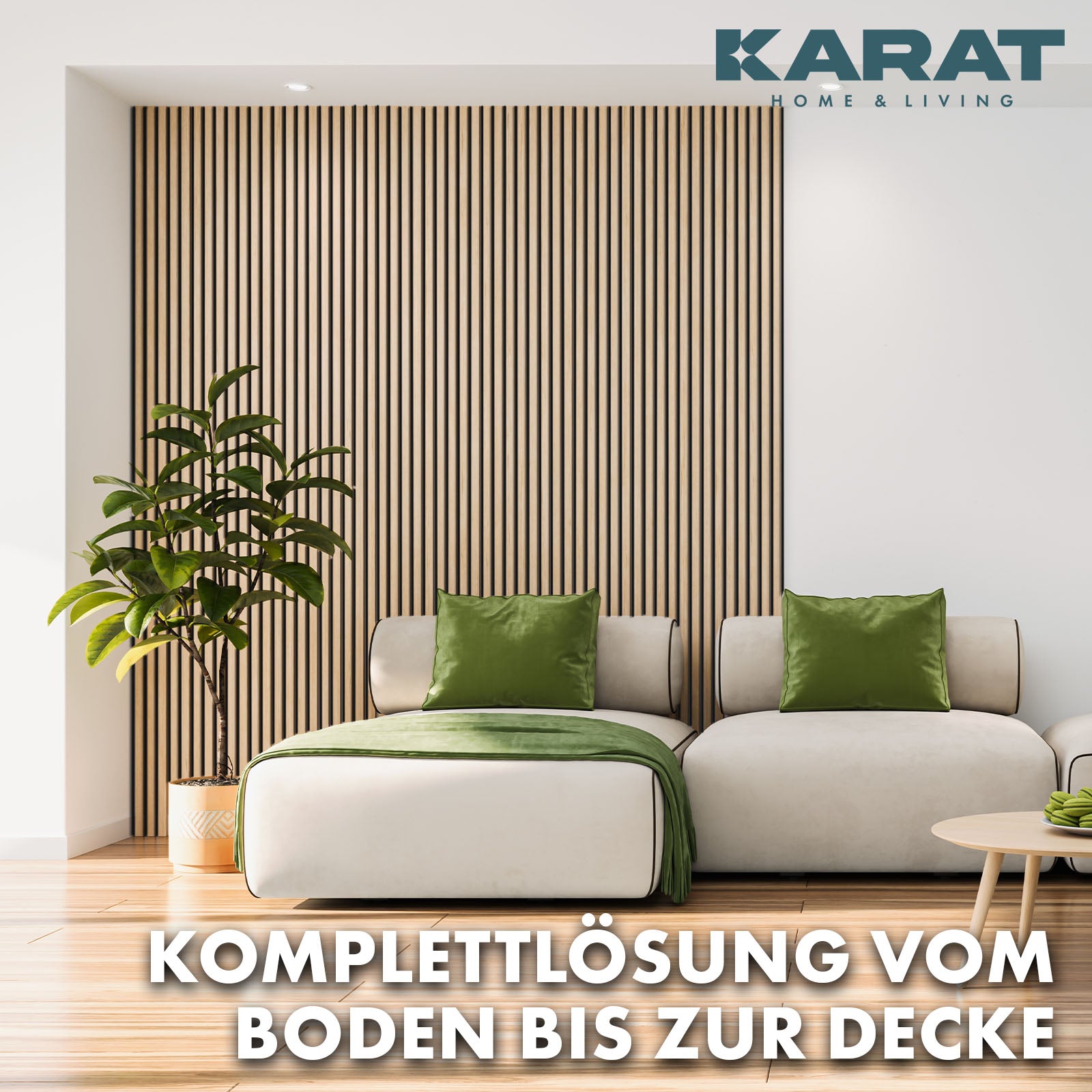 Akustikpaneele in Holzoptik | Zeitloses Design für eine angenehme Raumakustik | Erhältlich in 3 Designs und 2 Größen