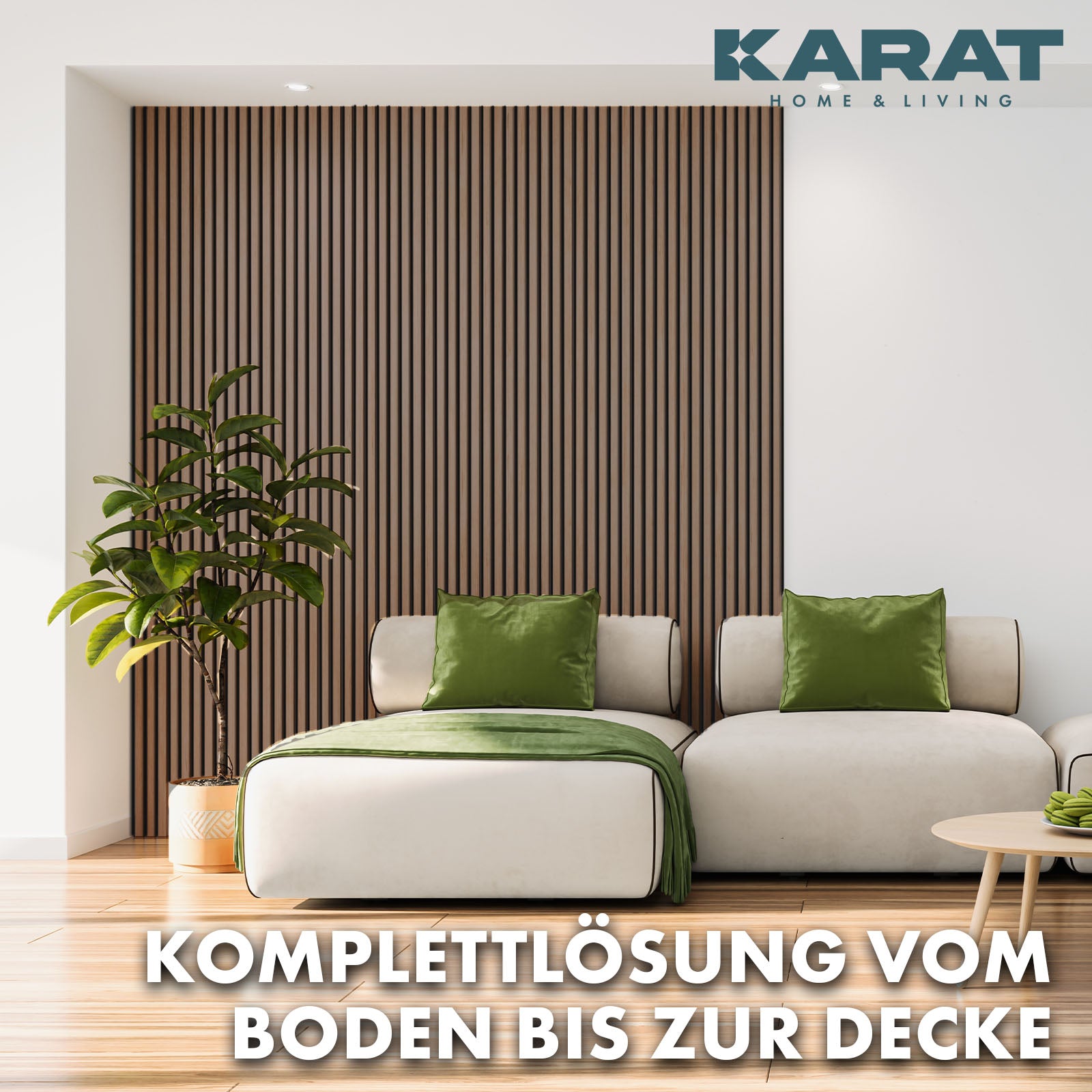 Akustikpaneele in Holzoptik | Zeitloses Design für eine angenehme Raumakustik | Erhältlich in 3 Designs und 2 Größen