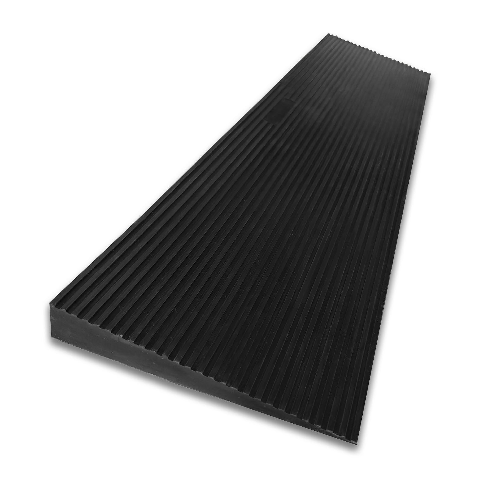 Schwellenrampe | Andes | Rollstuhlrampe aus recyceltem Gummi, rutschfest und barrierefrei, für Innen- und Außenbereich | 90 x 20 x 3 cm