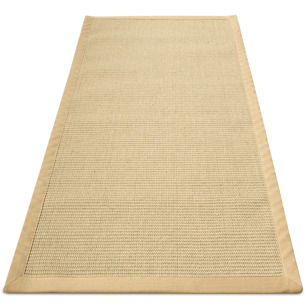 Sisal-Teppich | Mumbai | Naturfaser-Teppich mit Baumwollbordüre | in verschiedenen Größen erhältlich