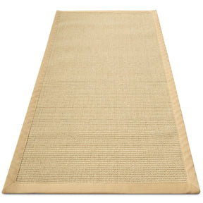 Sisal-Teppich | Mumbai | Naturfaser-Teppich mit Baumwollbordüre | in verschiedenen Größen erhältlich