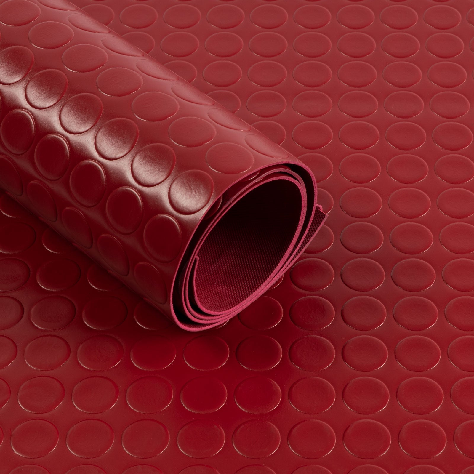 ✂ PVC-Bodenbelag | Big Button | Verschiedene Farben | Stärke: 2mm