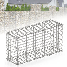 Gabionenkorb | Lenox | Verzinkter Stahlkorb für dekorativen Sichtschutz und Gartenprojekte