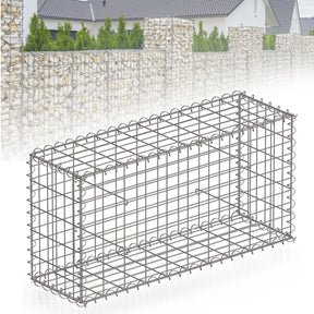 Gabionenkorb | Lenox | Verzinkter Stahlkorb für dekorativen Sichtschutz und Gartenprojekte