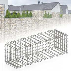 Gabionenkorb | Lenox | Verzinkter Stahlkorb für dekorativen Sichtschutz und Gartenprojekte