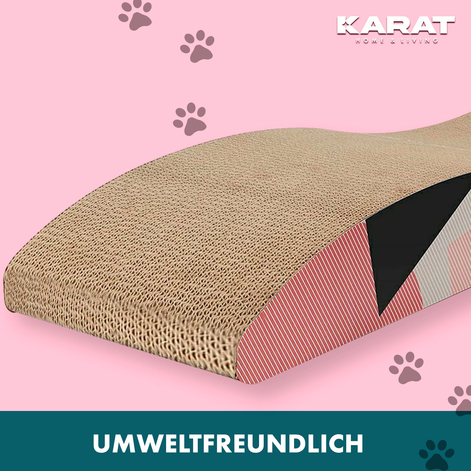 Kratzpappe für Katzen | Kratzmöbel aus Qualitäts-Pappe | Kratzbrett in drei Ausführungen