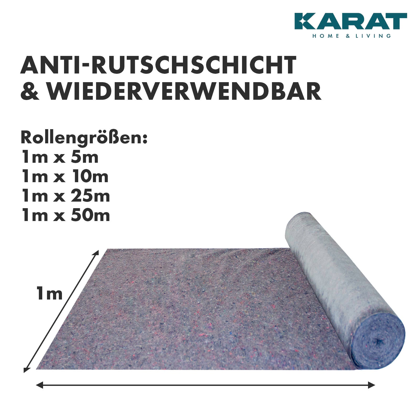 Malervlies | 180g/m² | Top Qualität | Hochwertiger Schutzvlies für Malerarbeiten