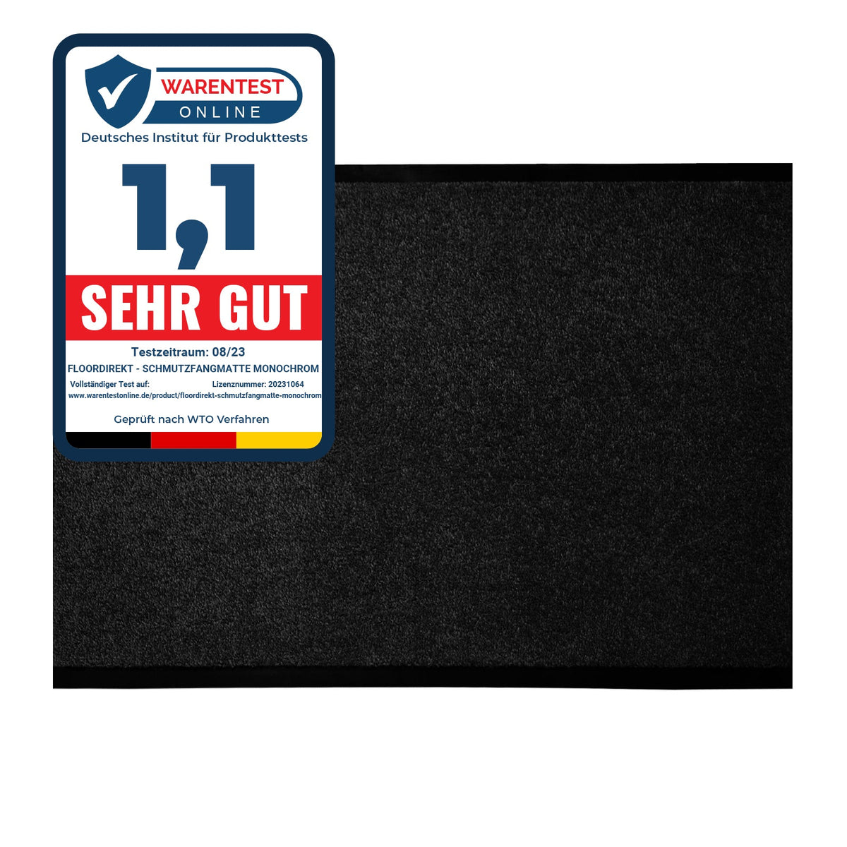 ✂ Schmutzfangmatte Monochrom | Farbbrillant | Türmatte Für Innen & Aussen