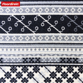 Teppich-Läufer nach Maß | Mykonos | Gekettelt, rutschfest & ideal für Flur, Küche oder Diele