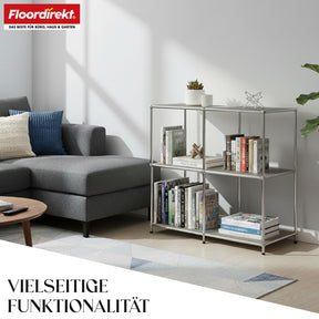 Metallregal | Concept Epure MK-027 | Offenes 3-stöckiges Sideboard & Ablageregal | In mehreren Farben erhältlich