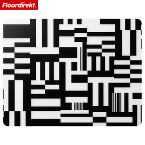 Design Bodenschutzmatte | Robuste Bürostuhlunterlage aus Spezial-PVC für Büro & Homeoffice | 80 x 118 cm