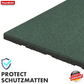 Fallschutzmatte | Play Protect | Universelle & wetterfeste Bodenschutzmatte mit Drainage | In vielen Farben | 50 x 50 cm