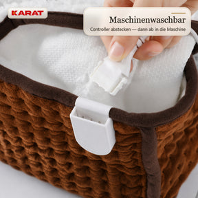 Elektrischer Fußwärmer | Fjord | 6 Heizstufen bis 55 °C, Timer & Sherpa-Futter | 4 Farben