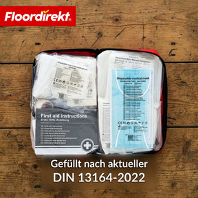 KFZ Verbandtasche DIN 13164:2022 | Erste Hilfe Set PKW | Auto Verbandskasten für gesetzlich vorgeschriebene Fahrzeugausstattung