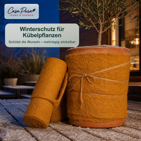 Kokosmatte auf Maß | 100 % Kokosfaser | Winterschutz & Pflanzenschutz | 100 cm breit