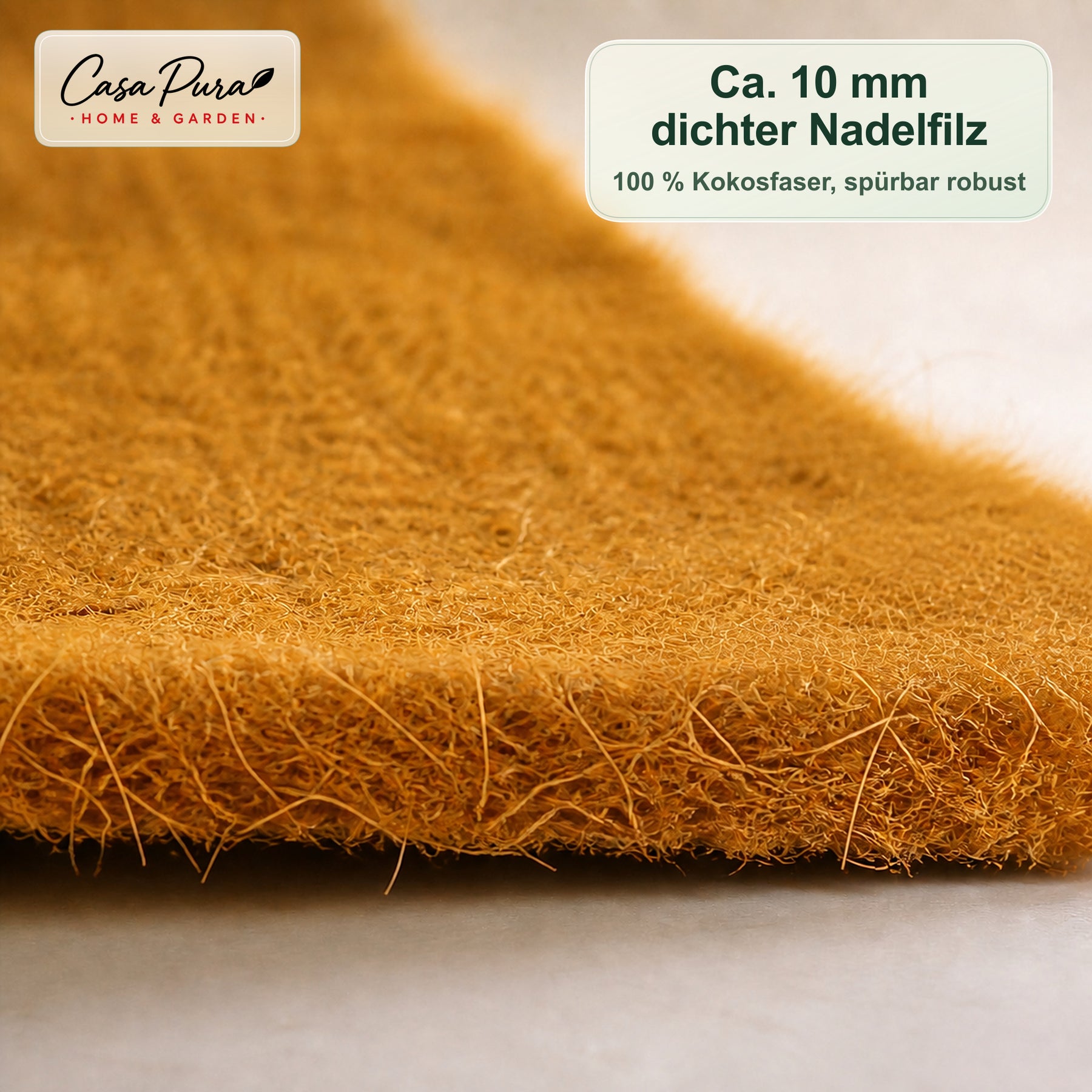 Kokosmatte auf Maß | 100 % Kokosfaser | Winterschutz & Pflanzenschutz | 100 cm breit