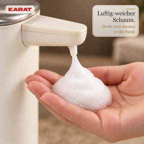 Automatischer Schaumseifenspender | Liora | Berührungsloser Seifenspender mit Sensor, USB-C-Akku & Edelstahl | 250 ml