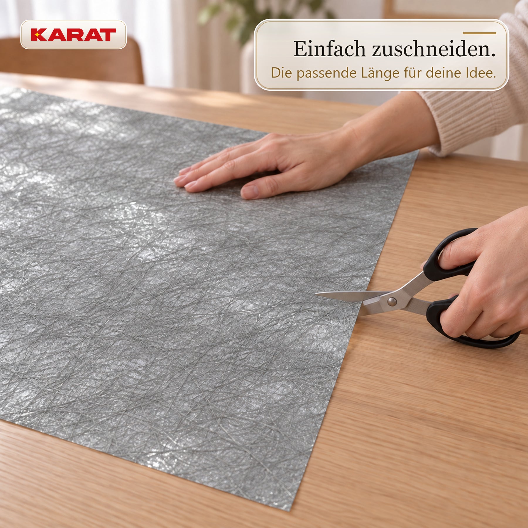 Tischläufer | Monarch | Dekovlies mit Metallic-Schimmer | 30 cm x 25 m Rolle | 13 Farben