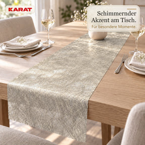 Tischläufer | Monarch | Dekovlies mit Metallic-Schimmer | 30 cm x 25 m Rolle | 13 Farben