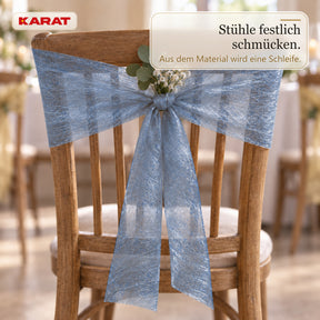 Tischläufer | Monarch | Dekovlies mit Metallic-Schimmer | 30 cm x 25 m Rolle | 13 Farben