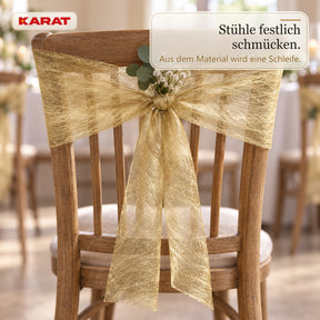 Tischläufer | Monarch | Dekovlies mit Metallic-Schimmer | 30 cm x 25 m Rolle | 13 Farben