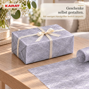 Tischläufer | Monarch | Dekovlies mit Metallic-Schimmer | 30 cm x 25 m Rolle | 13 Farben