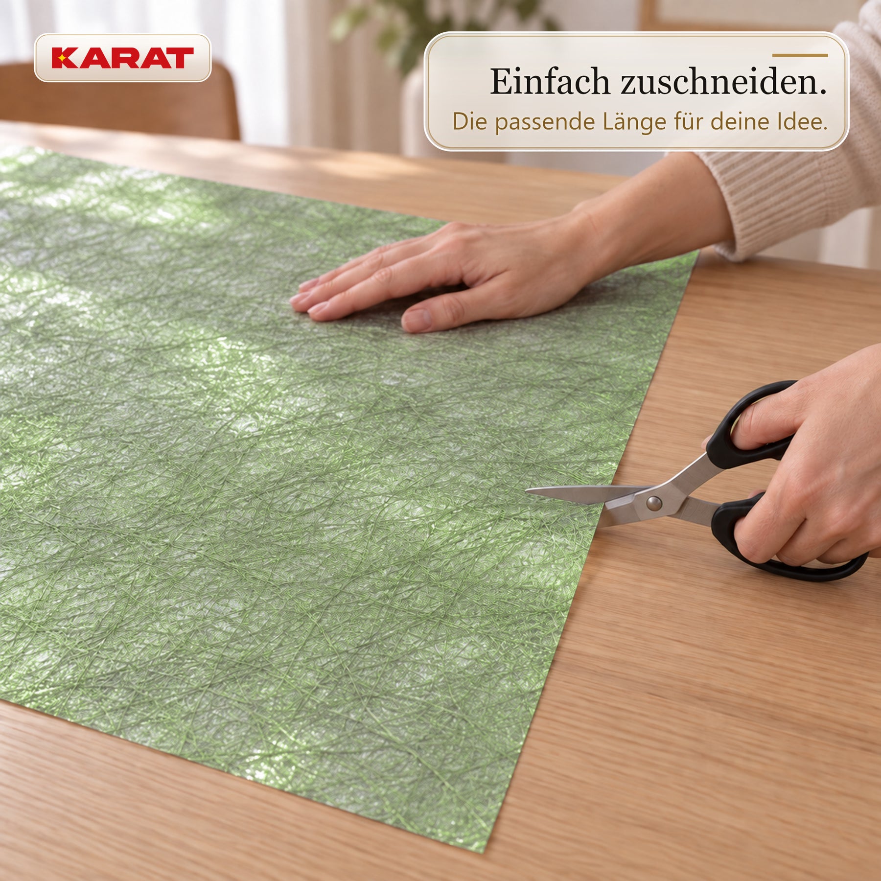 Tischläufer | Monarch | Dekovlies mit Metallic-Schimmer | 30 cm x 25 m Rolle | 13 Farben