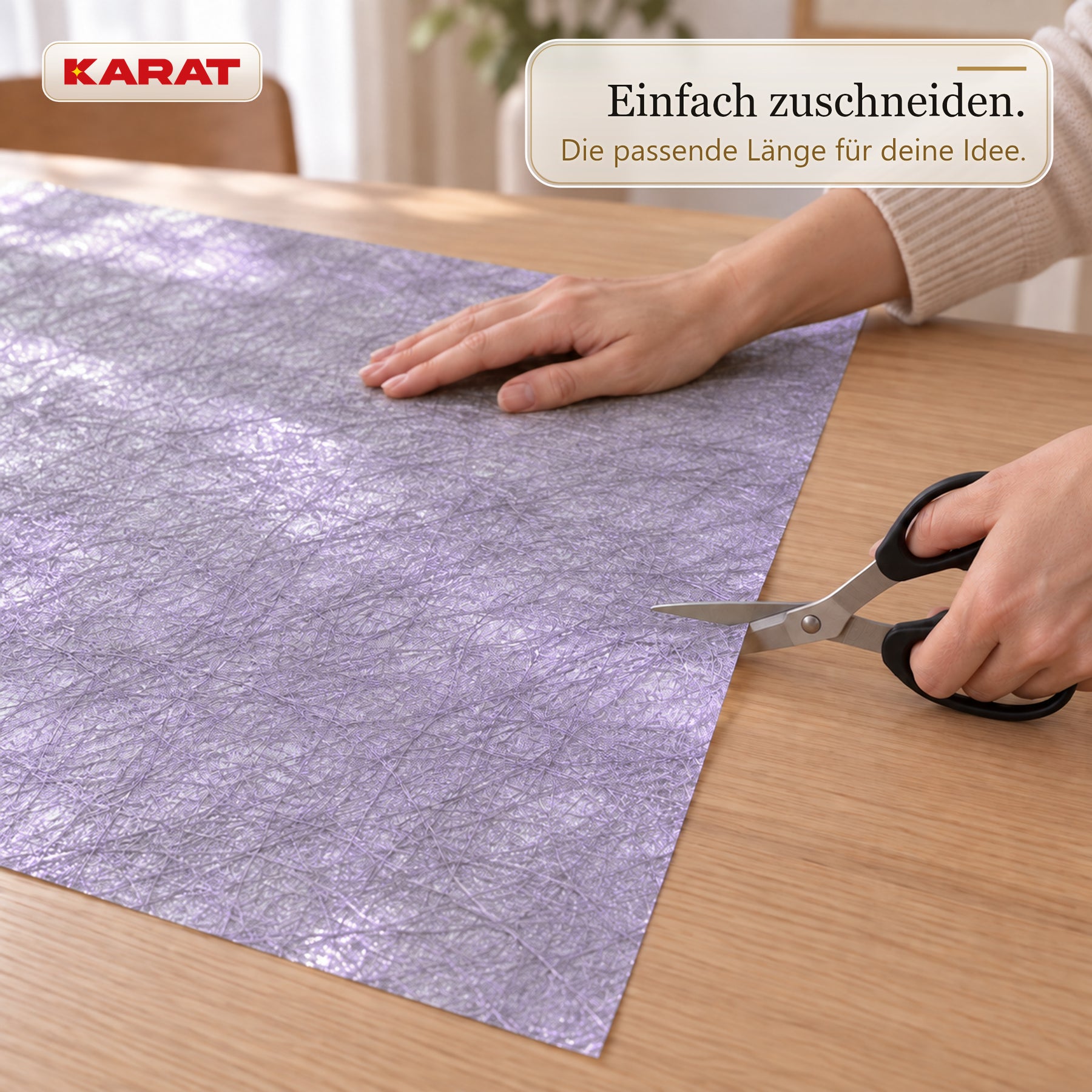 Tischläufer | Monarch | Dekovlies mit Metallic-Schimmer | 30 cm x 25 m Rolle | 13 Farben