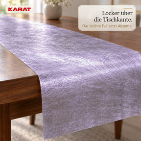 Tischläufer | Monarch | Dekovlies mit Metallic-Schimmer | 30 cm x 25 m Rolle | 13 Farben