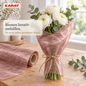 Tischläufer | Monarch | Dekovlies mit Metallic-Schimmer | 30 cm x 25 m Rolle | 13 Farben