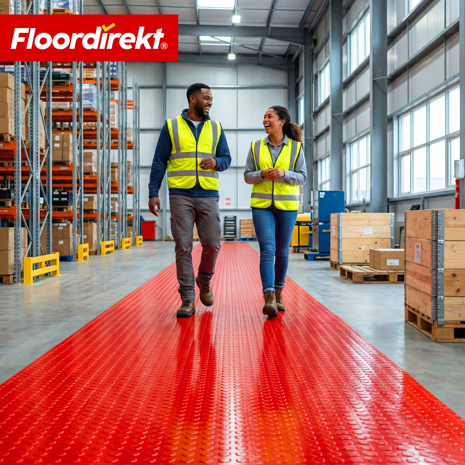 PVC-Bodenbelag | Coin Mirror | Coin-Optik Flachnoppen | Rutschfest & Pflegeleicht | Meterware / Zuschnitt nach Maß | 110 cm Breite