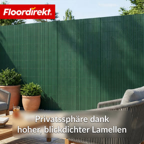 PVC Sichtschutzzaun | Wetterfest & UV-beständig | Balkon- & Garten Sichtschutz | 4 Farben | Verschiedene Größen