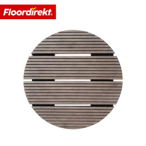 WPC-Pflanzenroller | Countess | Rolluntersetzer Ø 30 cm | 4 Lenkrollen 360° & Feststellbremse | bis 80 kg belastbar